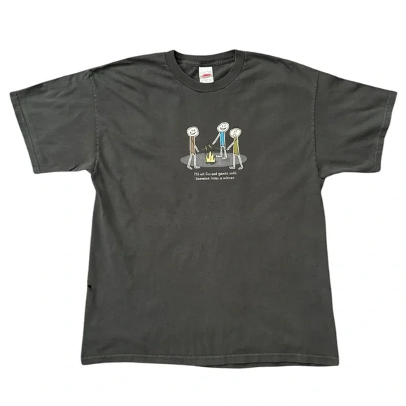 Vintage Y2K 2003 Be As You Are Ironic Wiener Shirt - Picture 1 of 5